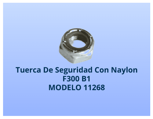 11268 Tuerca De Seguridad Con Nylon Fischbein F300 - Grupo Corza