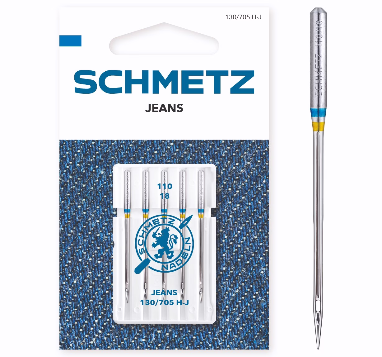 Aguja Jeans Schmetz 130/705 H-J 110