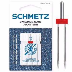 Aguja Gemela Jeans Schmetz 130/705 H-J ZWI NE 100